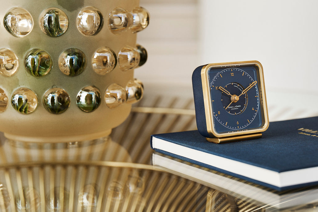 Starry Sky' alarm clock in a nighttime-themed setting, exquisite craftsmanship shining through
