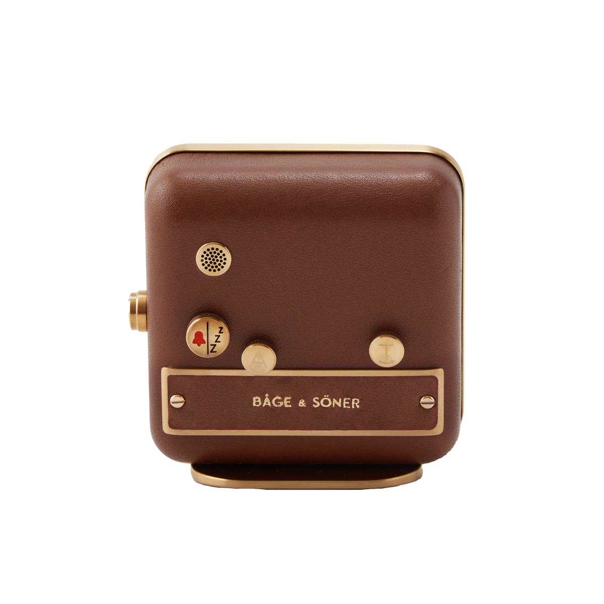 Forest Dream Alarm Clock in Green Leather | Handmade in Sweden – Båge ...